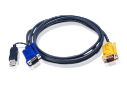 2L-5202UP — КВМ-кабель со встроенным конвертером интерфейса PS/2-USB и разъемом SPHD 3-в-1 (1.8м)
