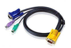 2L-5206P — КВМ-кабель с интерфейсами PS/2, VGA и разъемом SPHD 3-в-1 (6м)