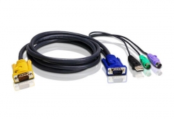 2L-5302UP — КВМ-кабель с интерфейсами PS/2, USB, VGA (1.8м)