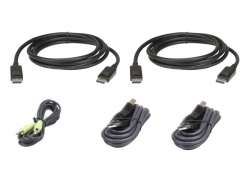 2L-7D03UDPX5— Комплект кабелей USB, DisplayPort, Dual Display для защищенного KVM-переключателя (3 м)