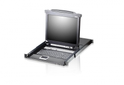 CL5708FM-AT-RG — 8-портовый, PS/2, USB, VGA, КВМ-переключатель с ЖК дисплеем