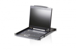 CL3000N-ATA-RG — Облегчённая (8,41 кг) PS/2-USB VGA LCD консоль 19"