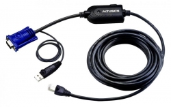 KA7970-AX— Модуль-адаптер VGA, USB KVM, кабель Cat5 4,5 м 