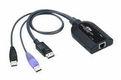 KA7189-AX — КВМ-адаптер USB, DisplayPort c поддержкой Virtual Media (поддержка считывателя карт общего доступа и извлечения звука)