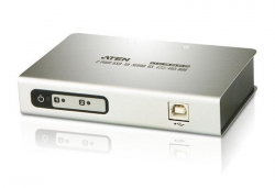 UC4852-AT — Конвертер интерфейса USB в -RS422/485 c 2-портовым концентратором  